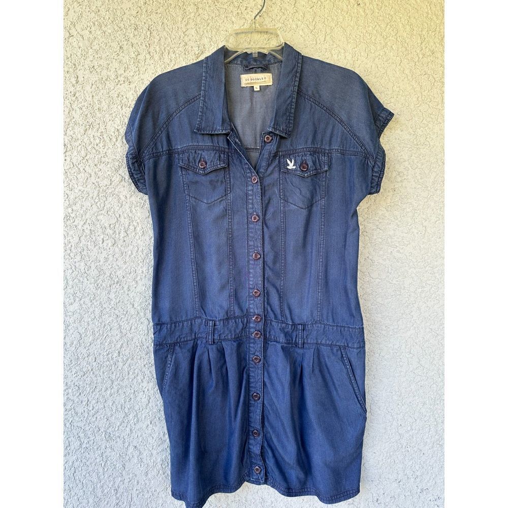 CC Double O Denim Dress Large *Read*
